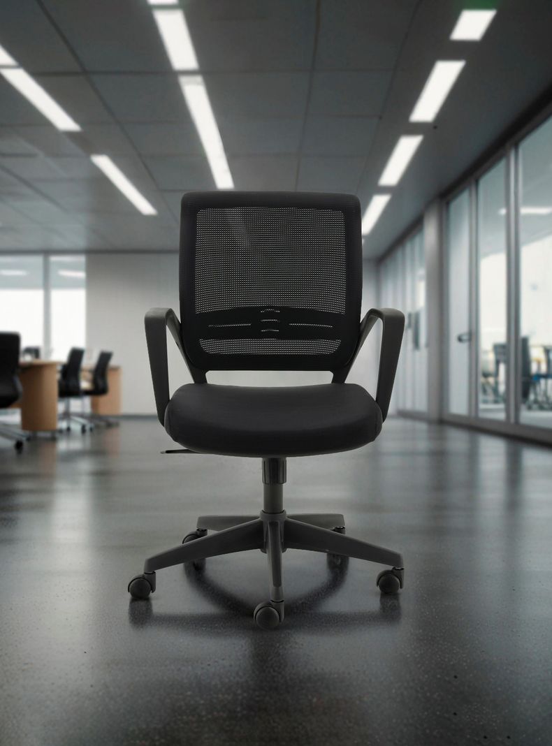 Silla Oficina Job Base Nylon Negro-5