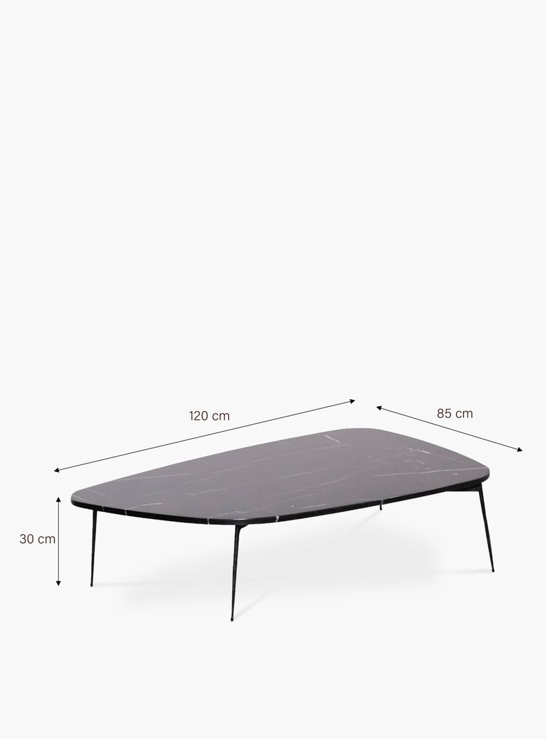 Mesa de Centro Sicilia Mármol Negro-3