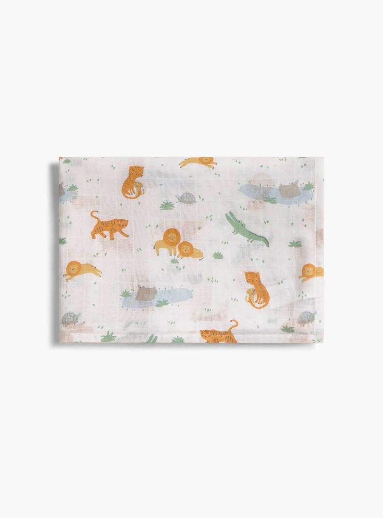 Manta Juno 120x120 Blanco
