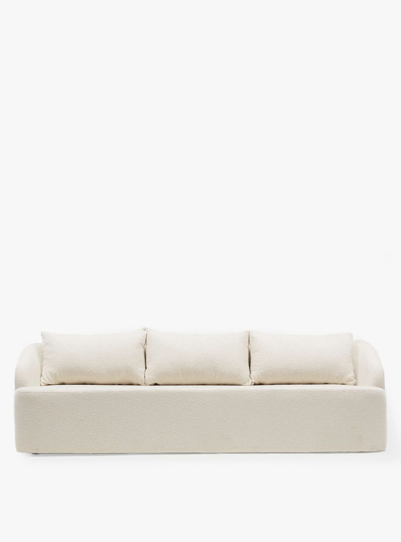 Sofa Turini 4 Cuerpos Crema