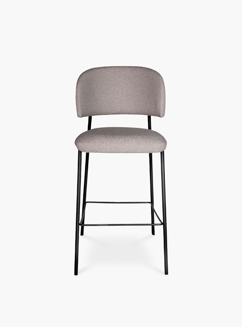 Taburete Tapiz Regina Gris-0