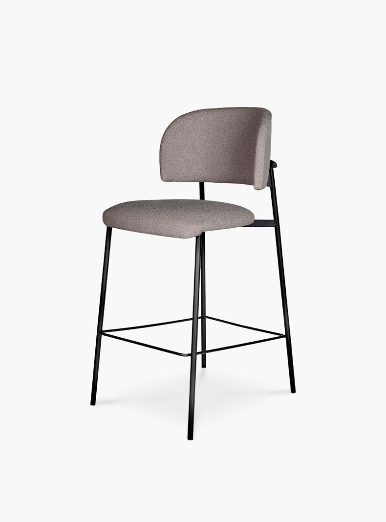 Taburete Tapiz Regina Gris-1