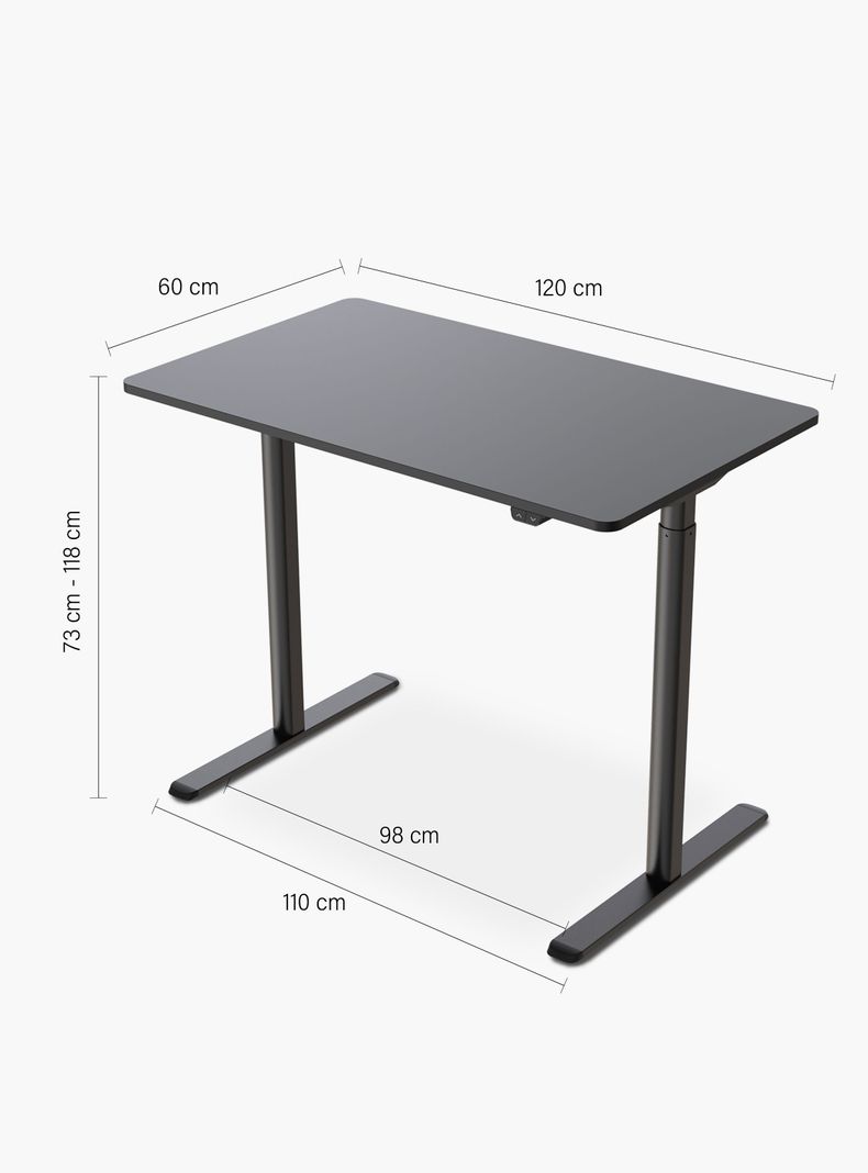 Escritorio Home Office Orion Eléctrico Negro-3