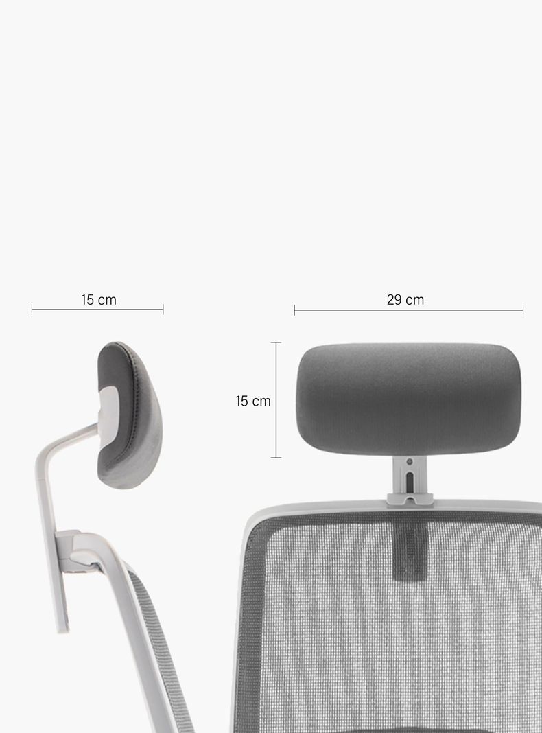 Cabecero para Silla Lotto (gris)-4