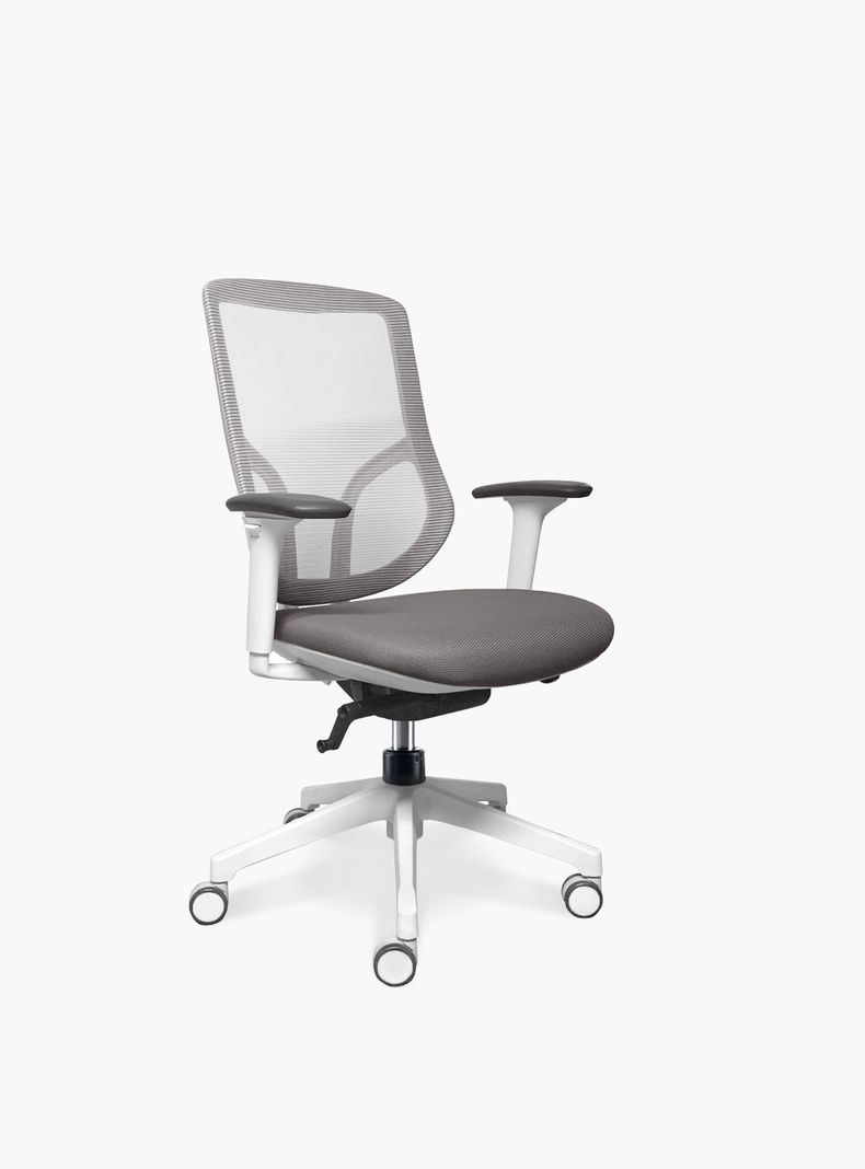 Silla oficina Chic Gris Claro-1