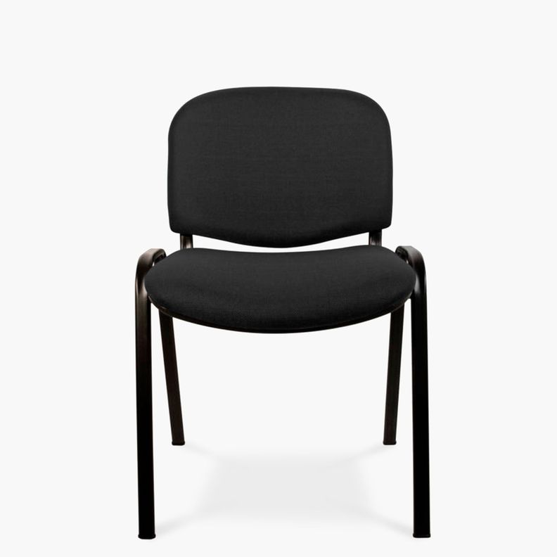 Silla Visita ISO Tapiz Negro-0