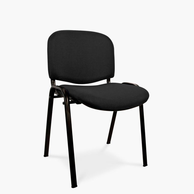Silla Visita ISO Tapiz Negro-1