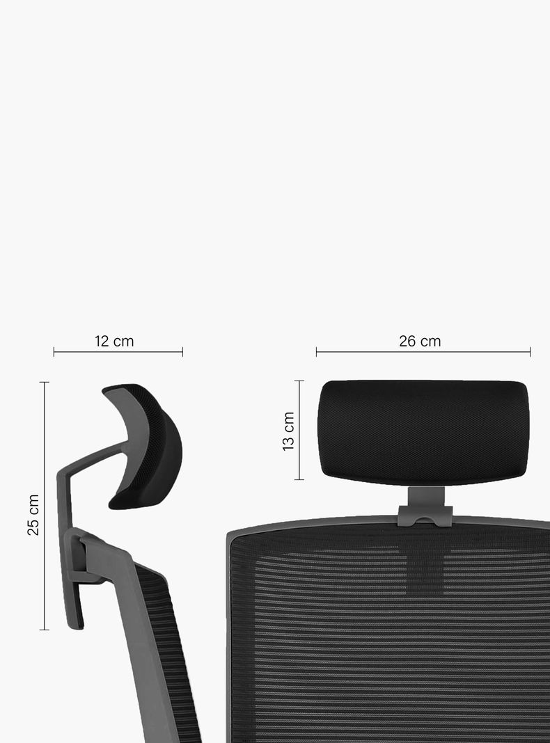 Cabecero para silla Taylor syncro (negro)-4
