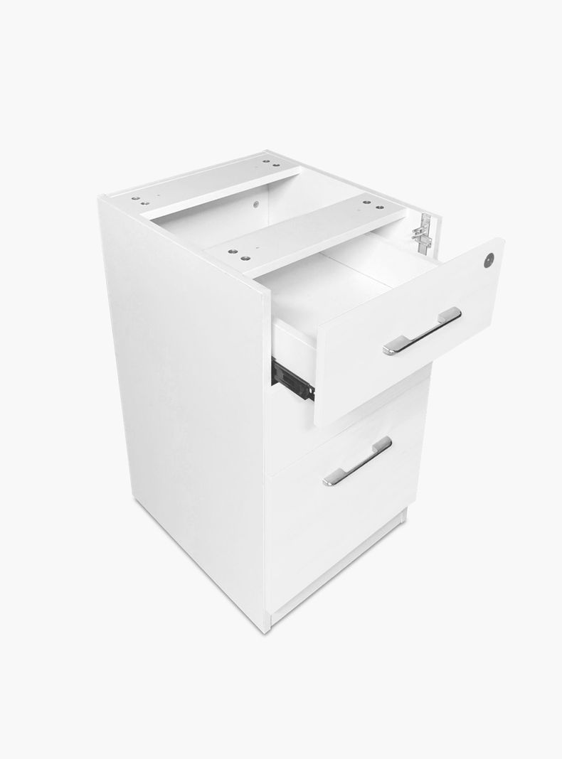 Cajonera Melamina Pedestal Blanco-2
