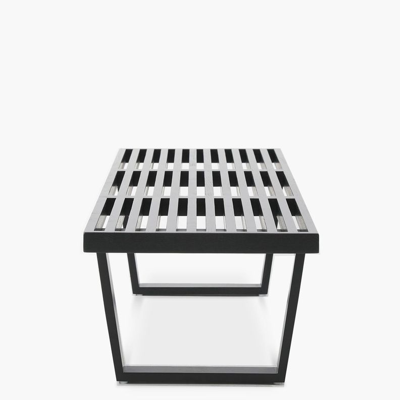 Banqueta de Madera Nelson (Réplica) Negro-3