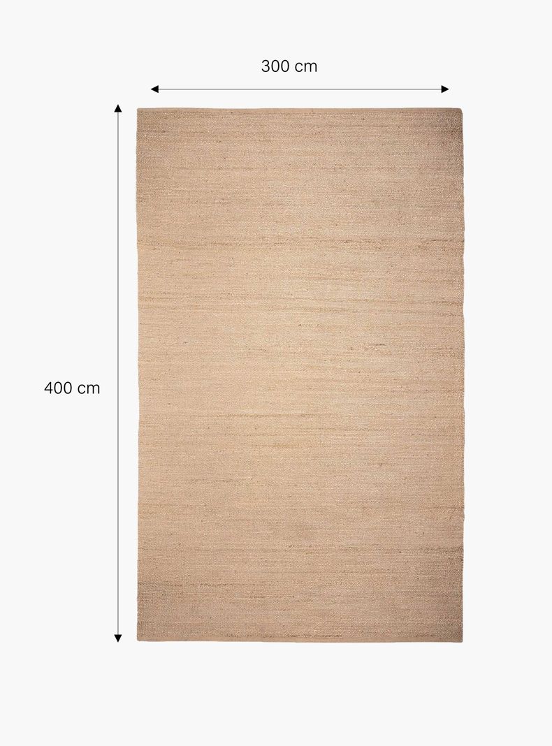 Alfombra Yute Sahara 300x400 Crudo-3