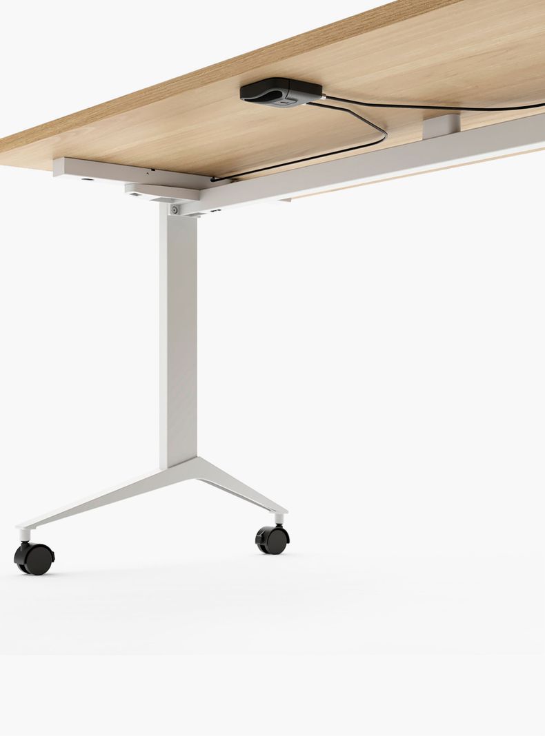 Escritorio Space Plegable 120x60 Natura/Blanco-3
