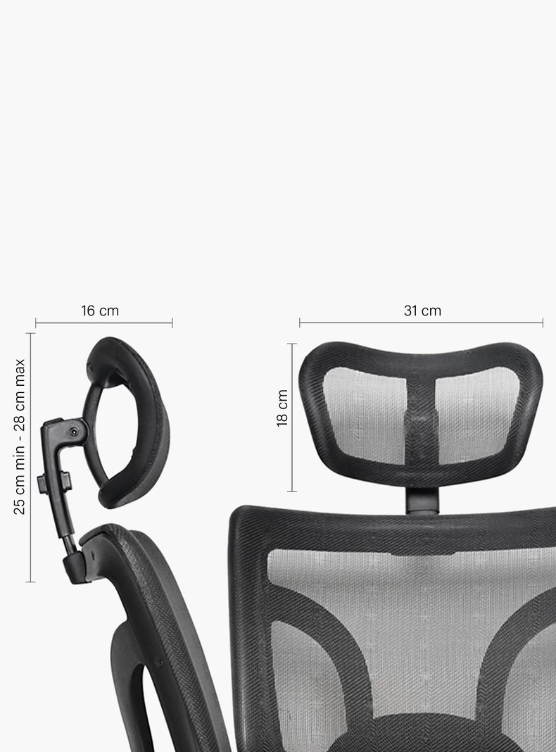 Cabecero para silla Black-4