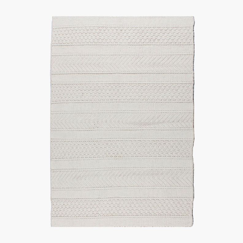 Alfombra Algodon Bartolome 300x400 Blanco