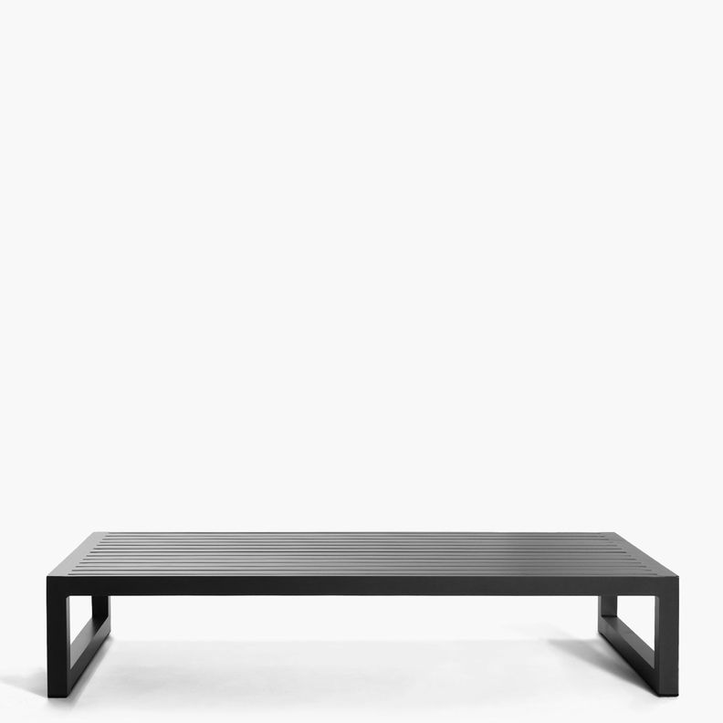 Mesa Centro Terraza Montego Negro Blanco