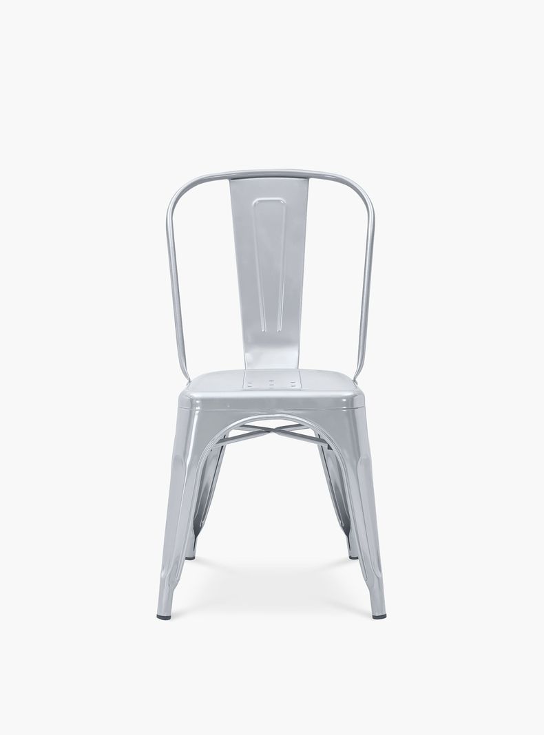 Silla Tolix Metal Plata