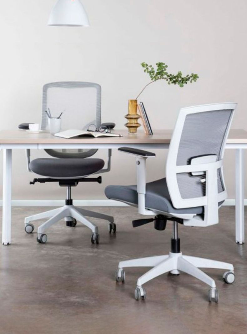 Silla Escritorio Taylor Pro Gris Claro-5