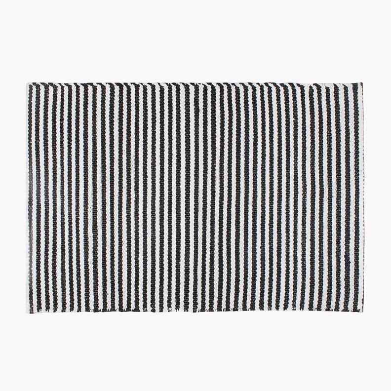 Alfombra Exterior Mallorca 170x240 Bco/Negro-1