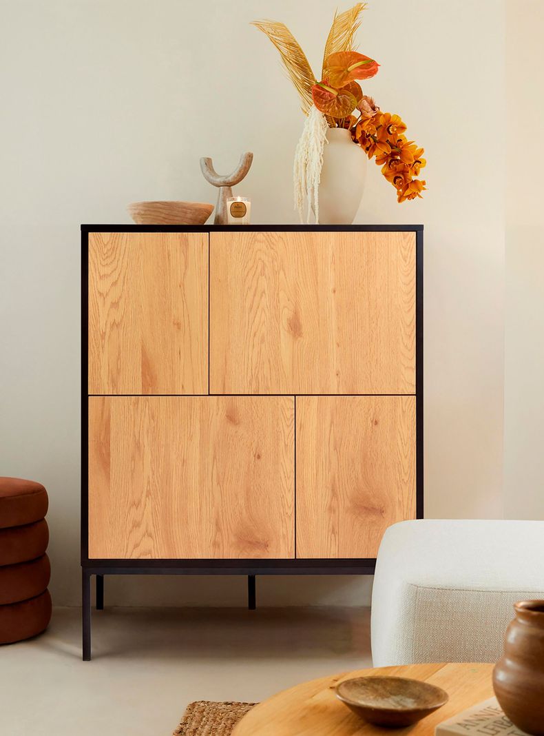 Arrimo alto Seaford Roble-3