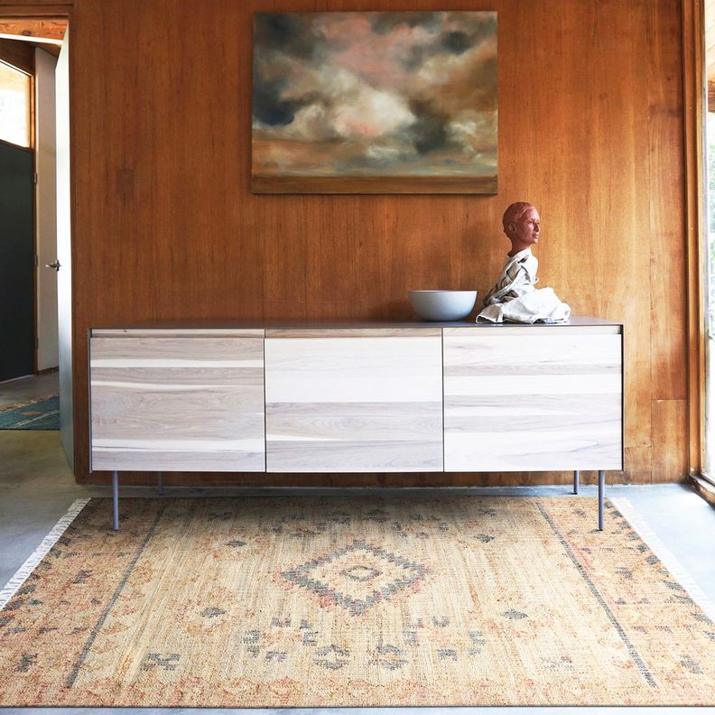 Alfombra Yute/Alg Novara 200x300 Multicolor-1