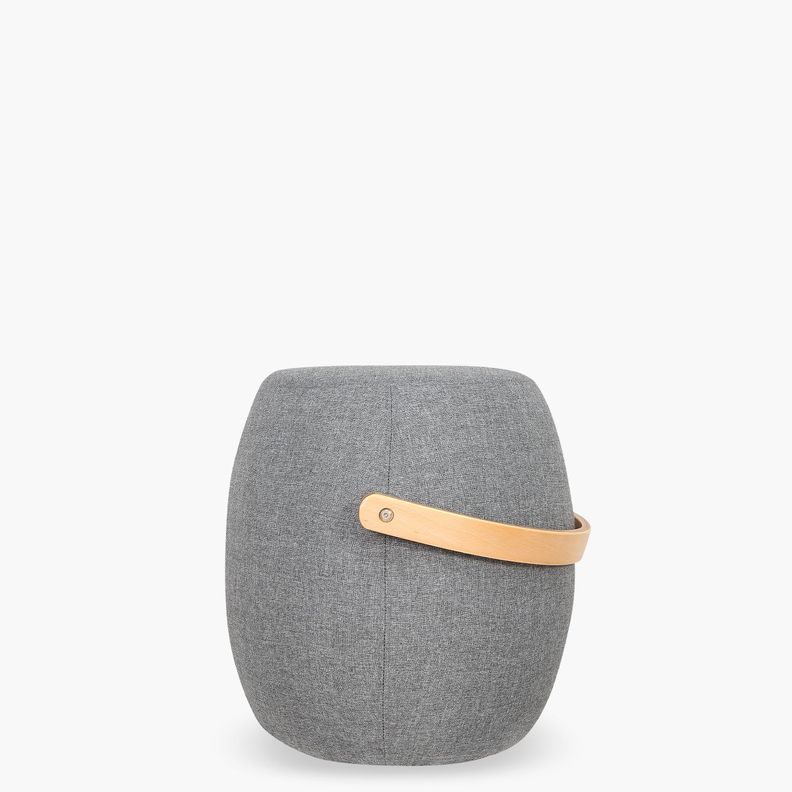 Pouf Asa de Madera LT Gris Claro-1