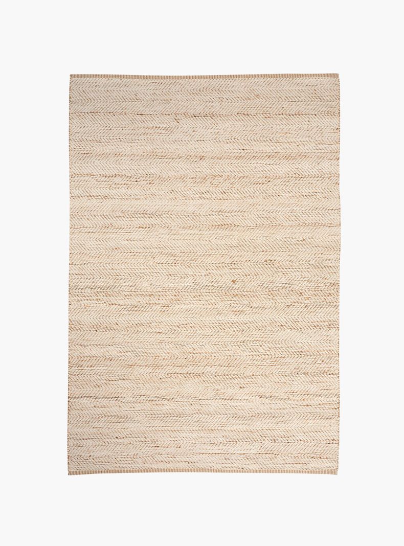 Alfombra Algodon/Canamo Chebbi 300x400 Crudo Crema
