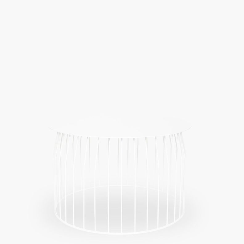 Mesa de Centro Wire DIAM 60 Blanco
