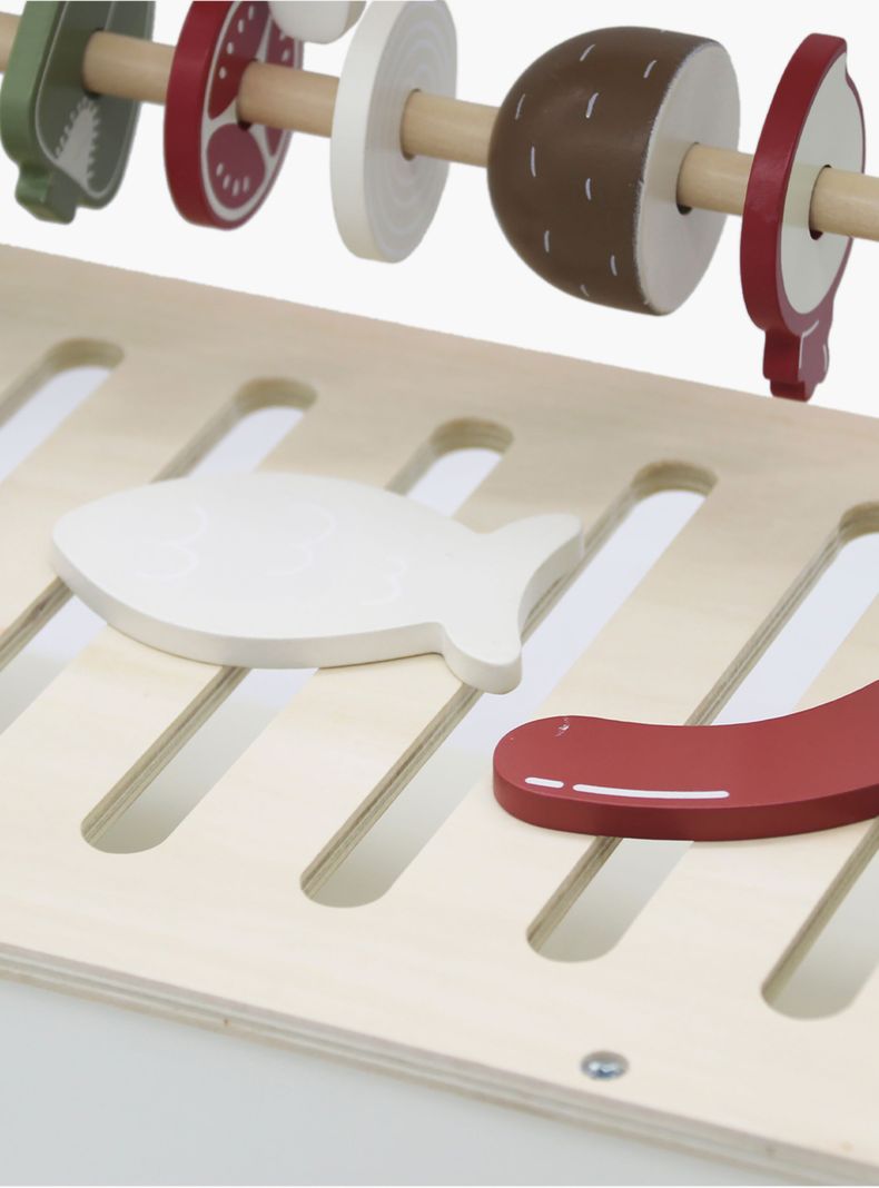 Parrilla Infantil de Madera Multicolor-2