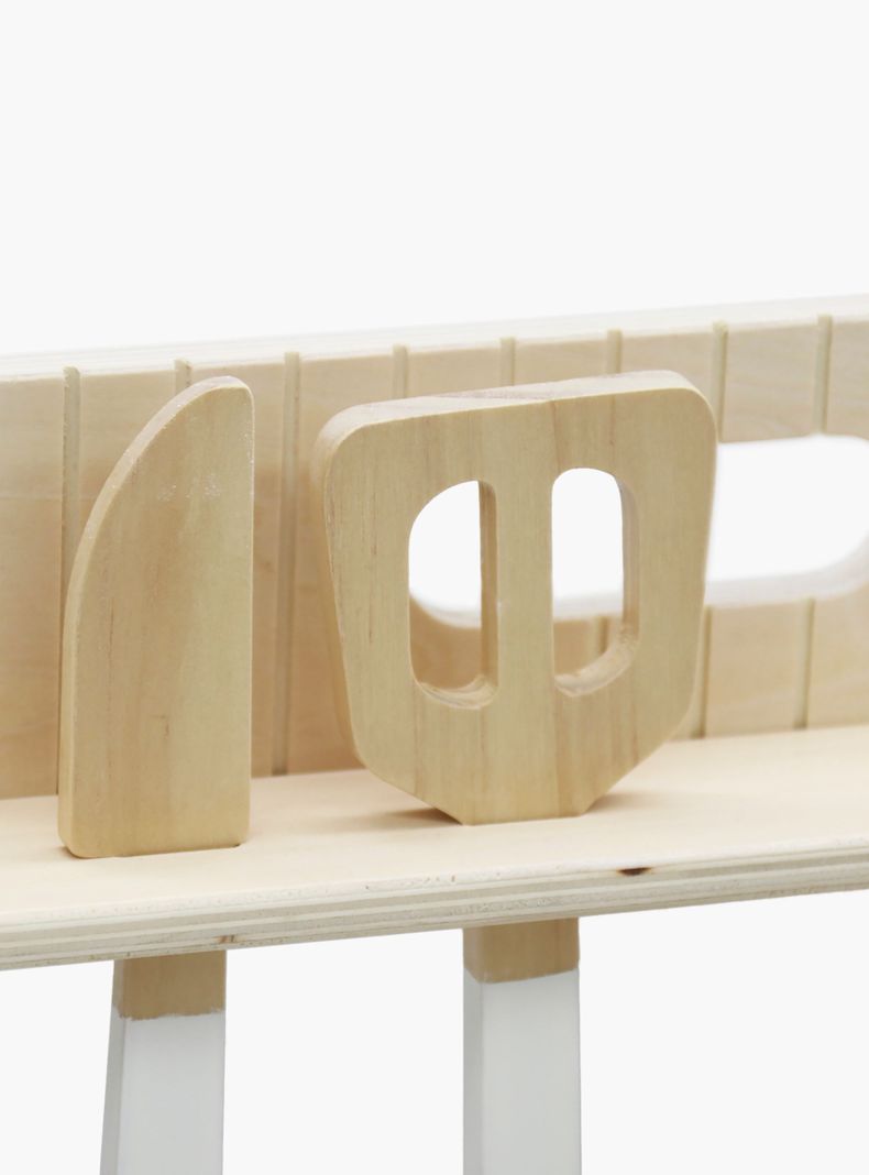 Parrilla Infantil de Madera Multicolor-3