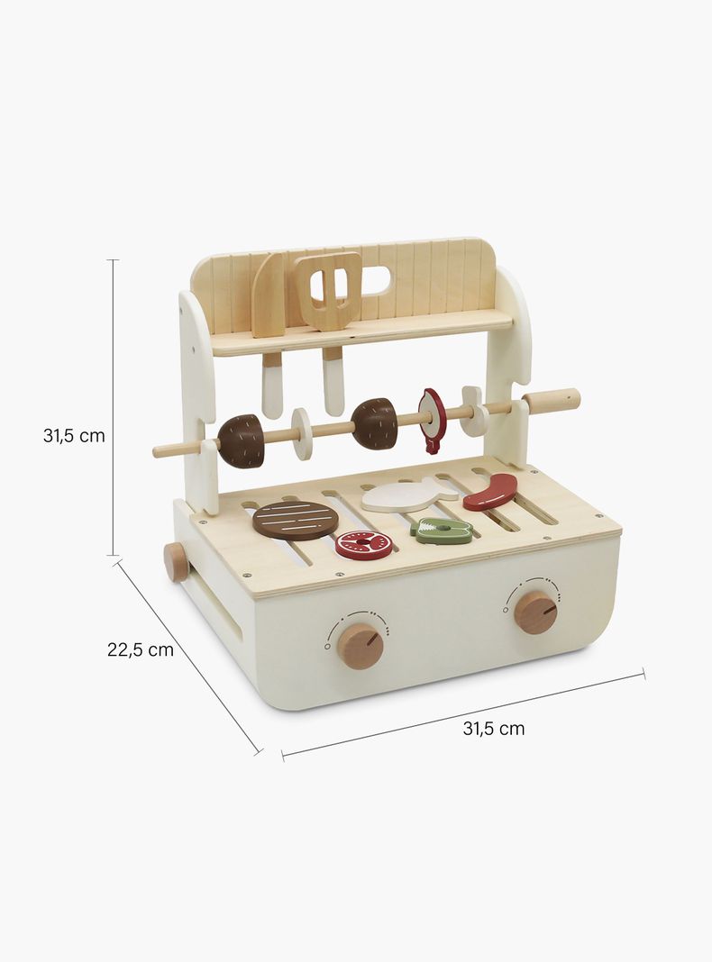 Parrilla Infantil de Madera Multicolor-4