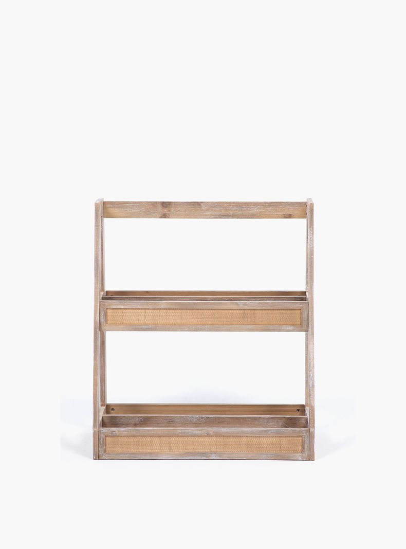 Librero Infantil Azalea Doble Natural Cafe