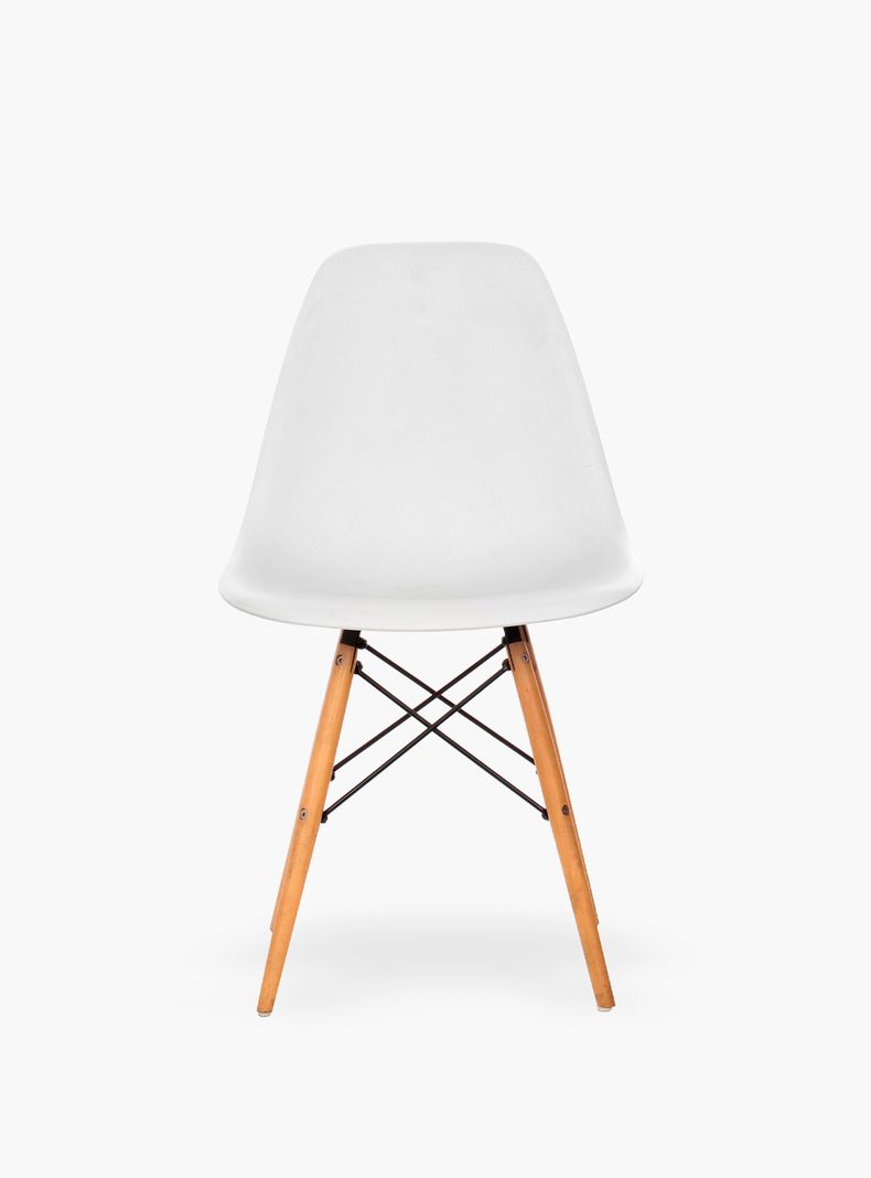 Silla DSW Réplica Eames Blanco-0