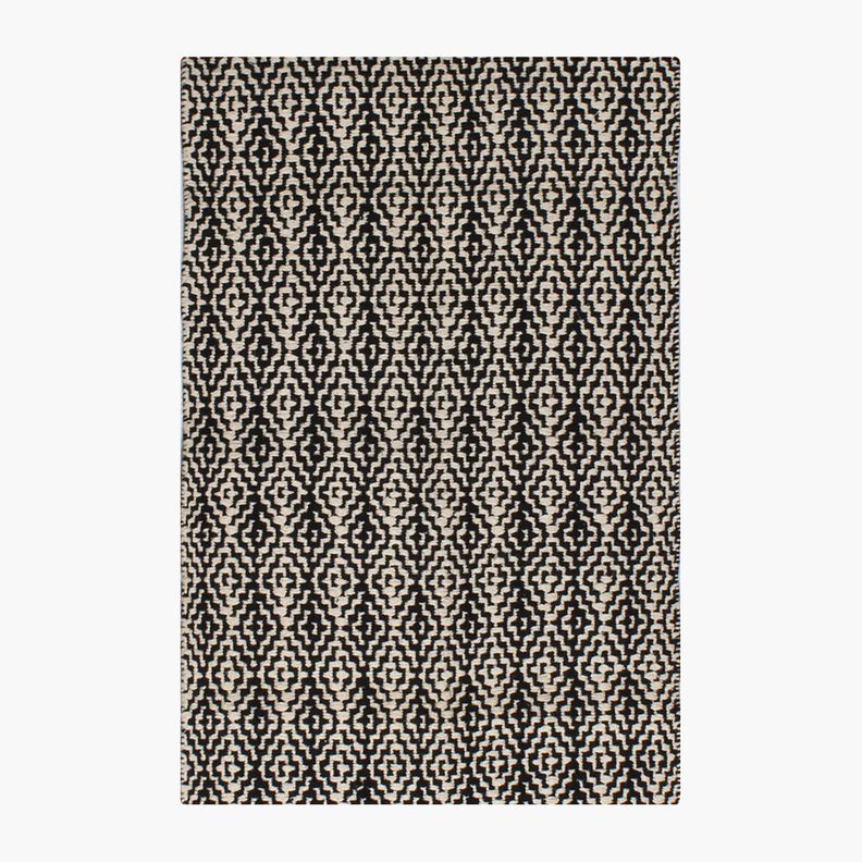 Alfombra Algodon Nepal 170x240 Negro-0
