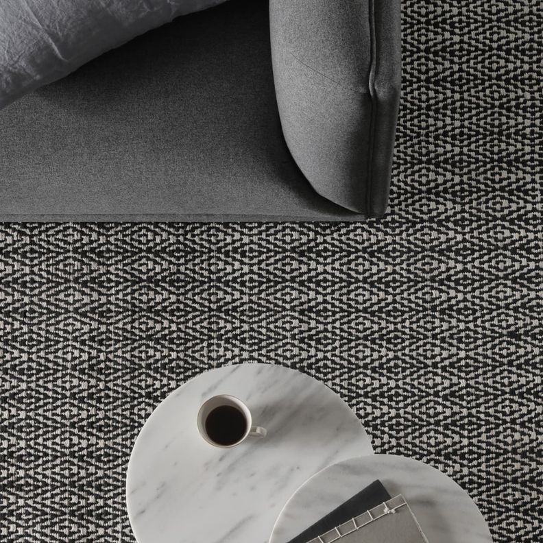 Alfombra Algodon Nepal 170x240 Negro-2