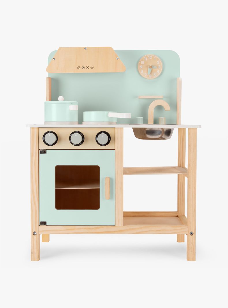 Cocina Infantil de Madera Maia Menta Verde Menta
