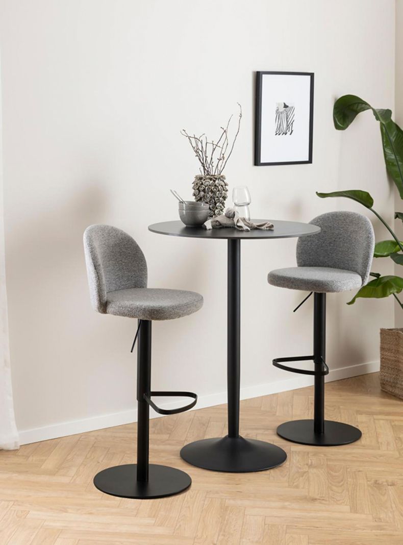 Taburete Tapiz Pascale Gris-1