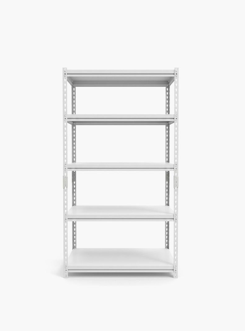 Estante Metalico Rack 90x40x180 250 Kg Blanco