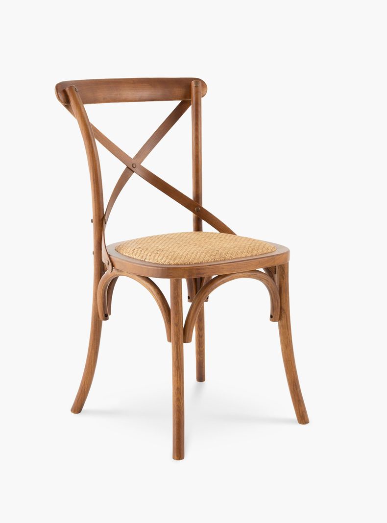 Silla Madera Tradition Rattan Nogal-2
