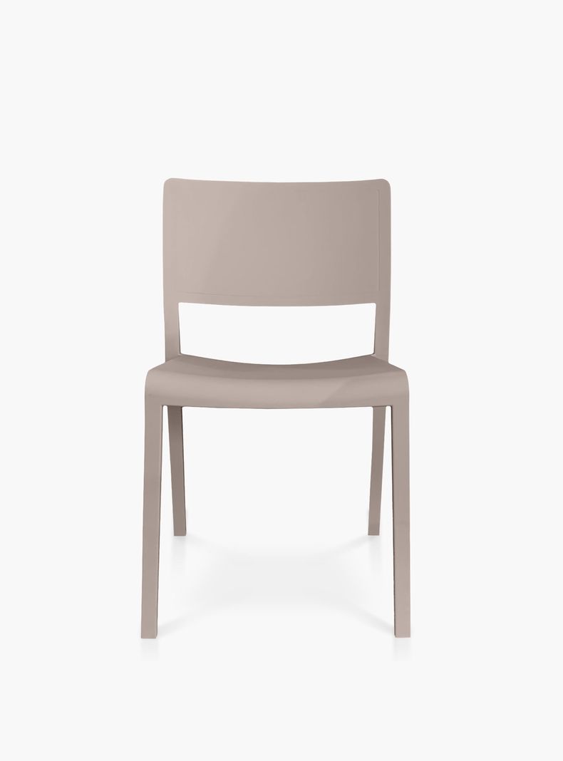 Silla Niza Taupe Cafe