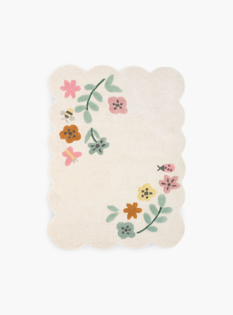 Alfombra Flores 60x90
