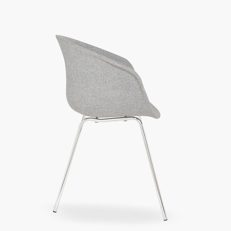 Silla comedor Gaudí Tapizada Gris-3