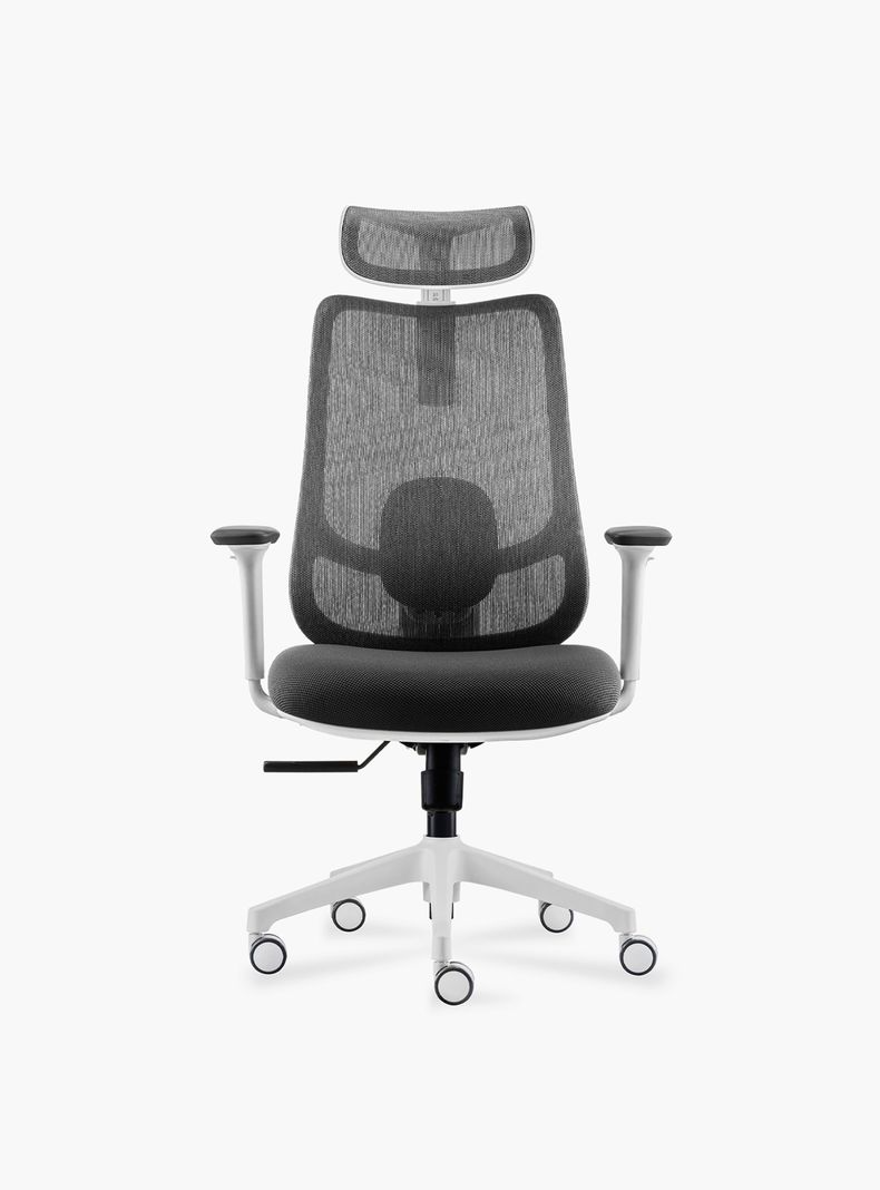 Silla Oficina Bolt Gris Claro con cabecero