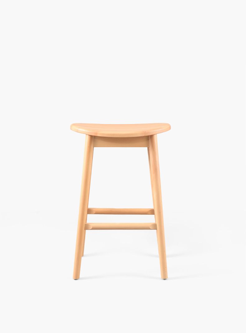 Taburete Medio 66 Madera Nahla Natural-0