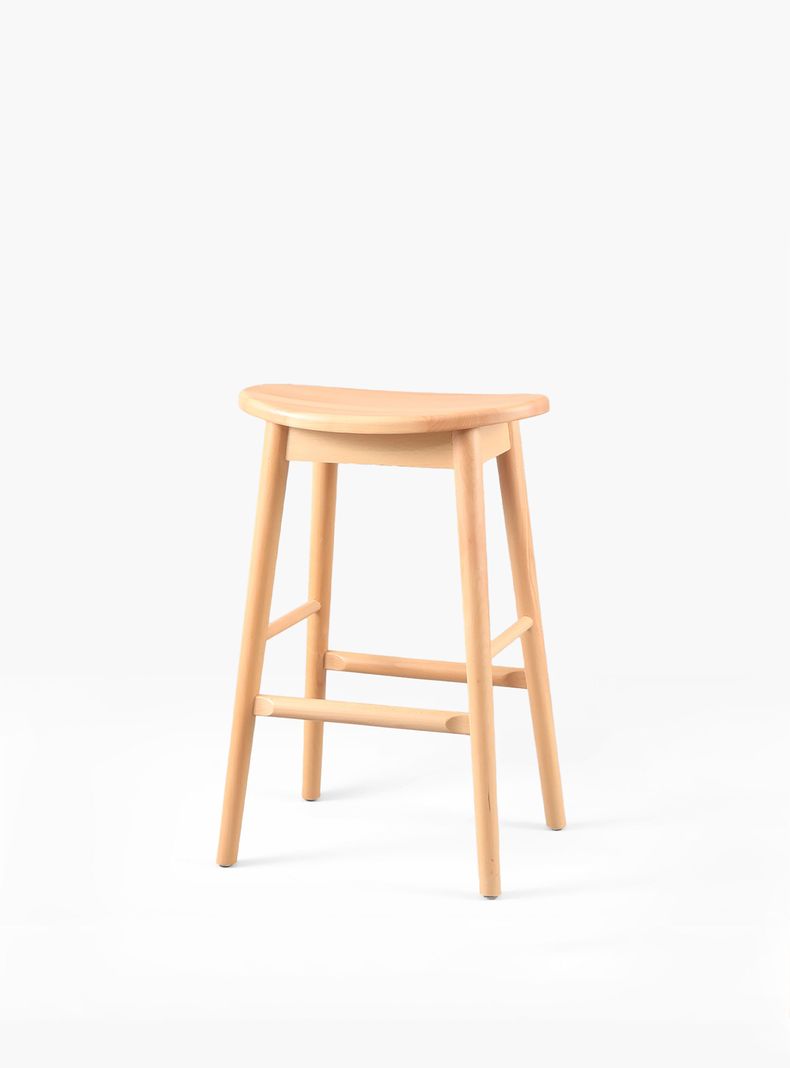 Taburete Medio 66 Madera Nahla Natural-1