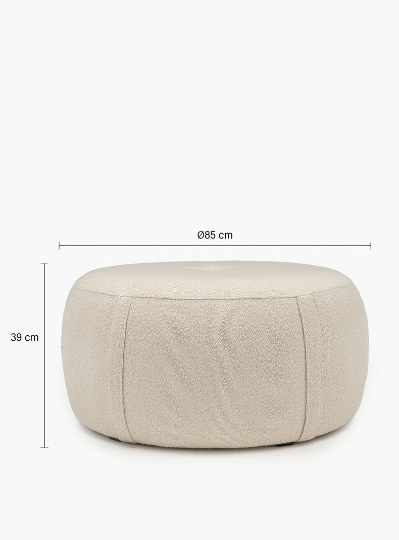 Pouf Margaret 85 Crema-6