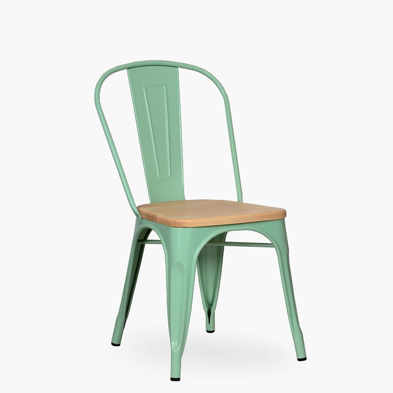 Silla Tolix Madera Menta-1