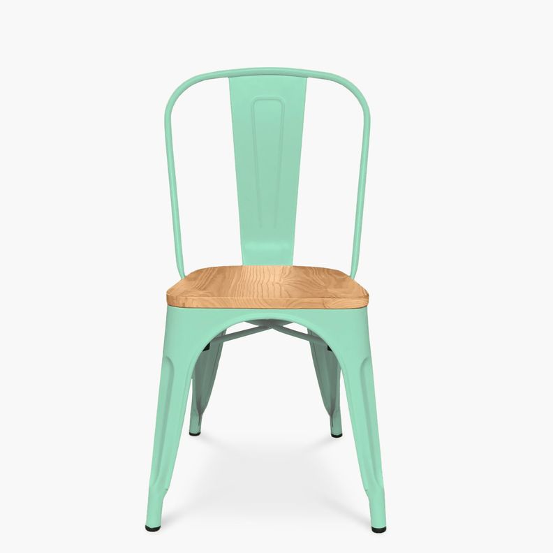 Silla Tolix Madera Menta-2