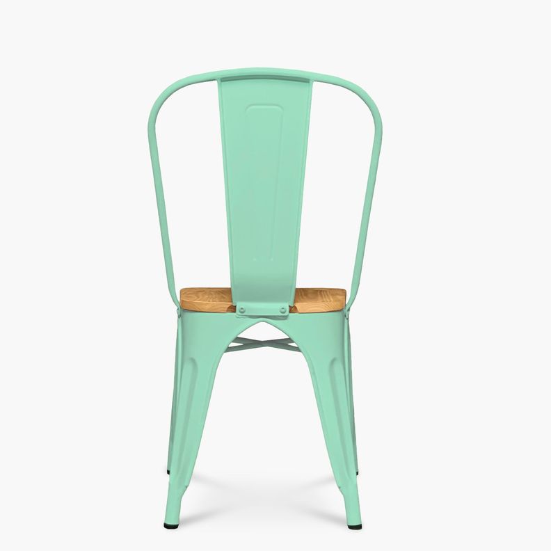 Silla Tolix Madera Menta-8