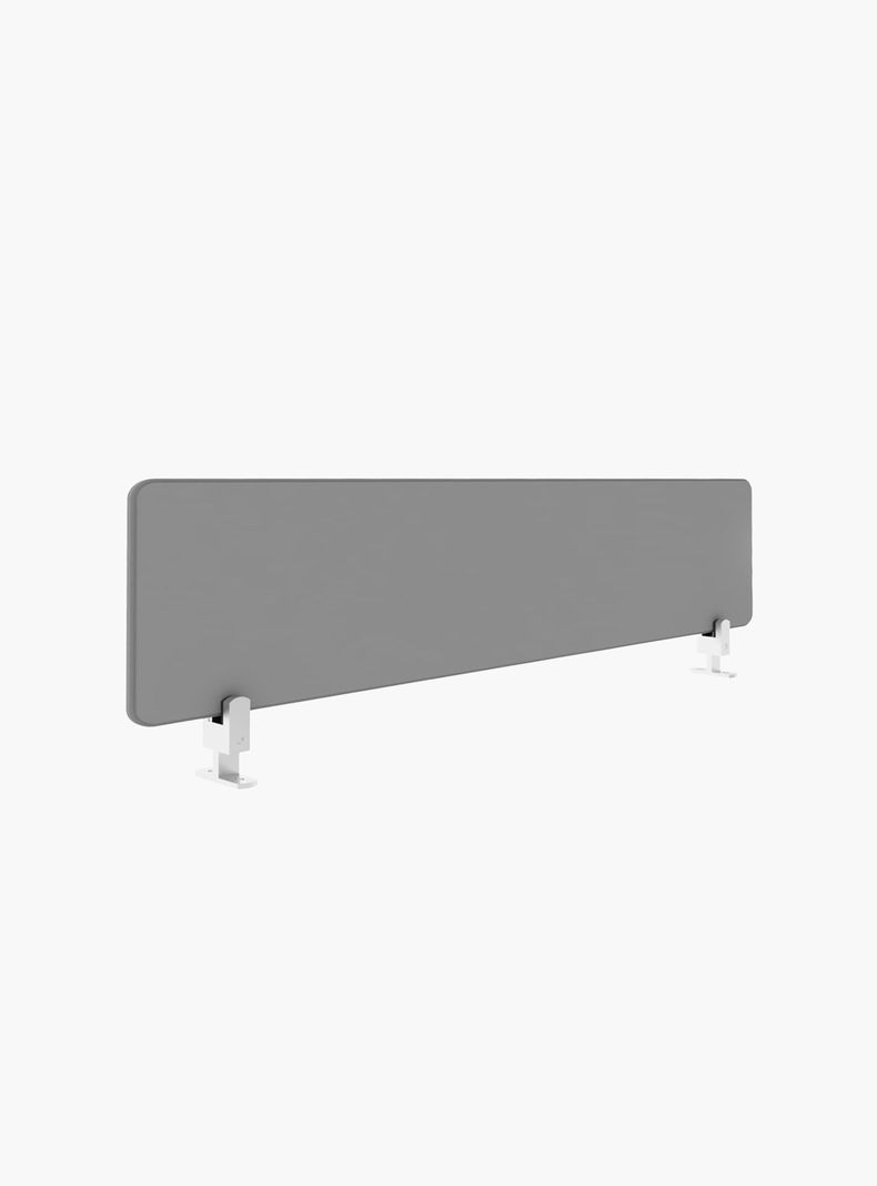 Separador PVC para escritorio Neo de 120 Gris Claro