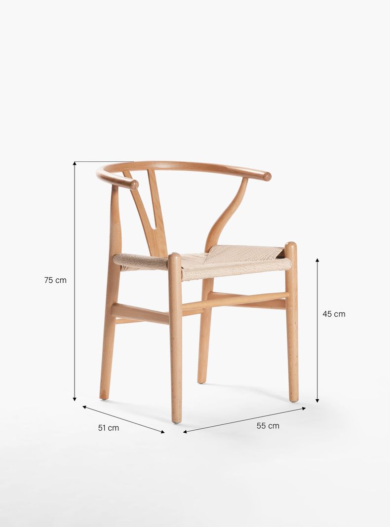 Silla Madera Wishbone Haya-8
